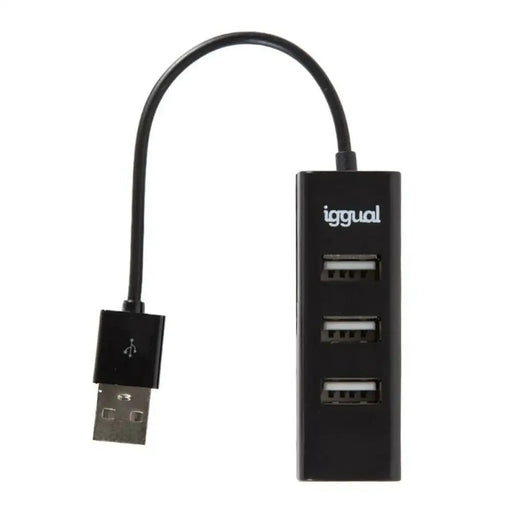 USB Hub iggual IGG318997 - Компютър Мрежи и компоненти<<<Компютри| Електроника<<<BigBuy&&&HUB USB<<<Компютър Мрежи и