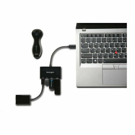 USB Hub Kensington Black - Компютър Мрежи и компоненти<<<Компютри| Електроника<<<BigBuy&&&HUB USB<<<Компютър Мрежи и