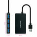 USB Hub NANOCABLE 10.16.4403 Black - Компютър Мрежи и компоненти<<<Компютри| Електроника<<<BigBuy&&&HUB USB<<<Компютър