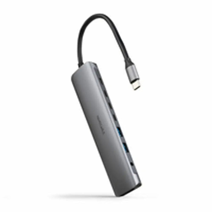 USB Hub NANOCABLE 10.16.4608 Grey 100 W 50 W - HUB USB<<<Компютър Мрежи и компоненти<<<Компютри| Електроника<<<BigBuy