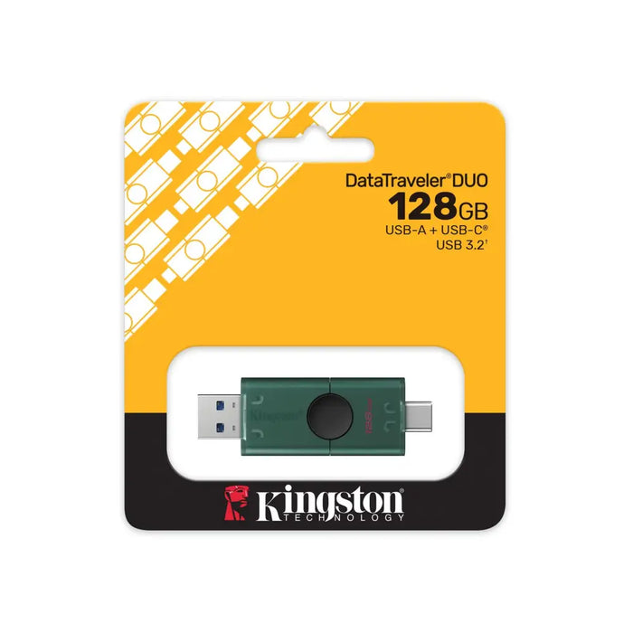 USB memory KINGSTON DataTraveler Duo G2 128GB USB-C + USB-A 3.2 Gen 1 - USB памети<<<Компютърна