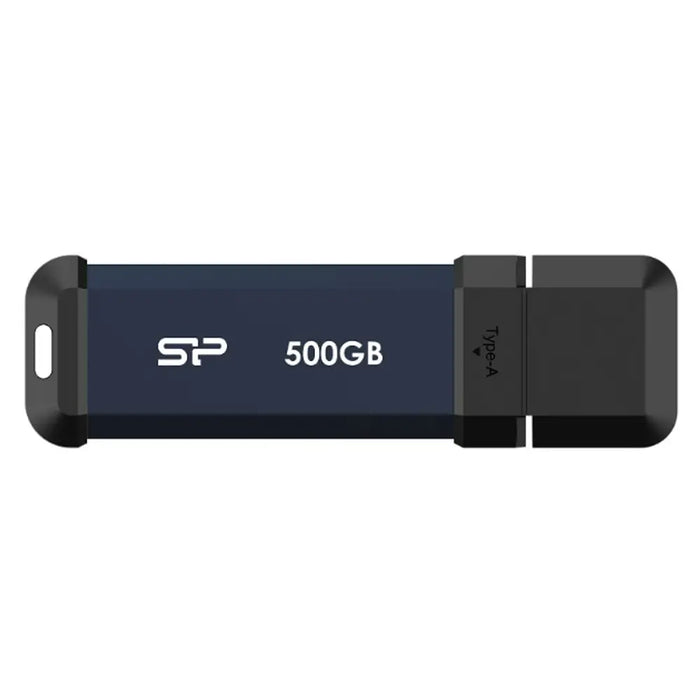 USB Memory Silicon Power MS60 Blue 500GB USB-A 3.2 Gen2 - USB памети<<<Компютърна периферия<<<ValiAPI&&&Външни