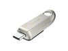 USB memory stick SanDisk Ultra Luxe 64GB USB 3.2 Gen 1 USB-C Silver - USB памети<<<Компютърна