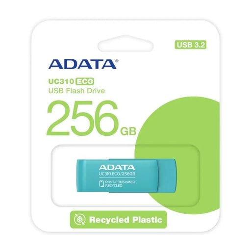 USB stick Adata UC310 256 GB Green - Компютър Мрежи и компоненти<<<Компютри| Електроника<<<BigBuy&&&USB флаш