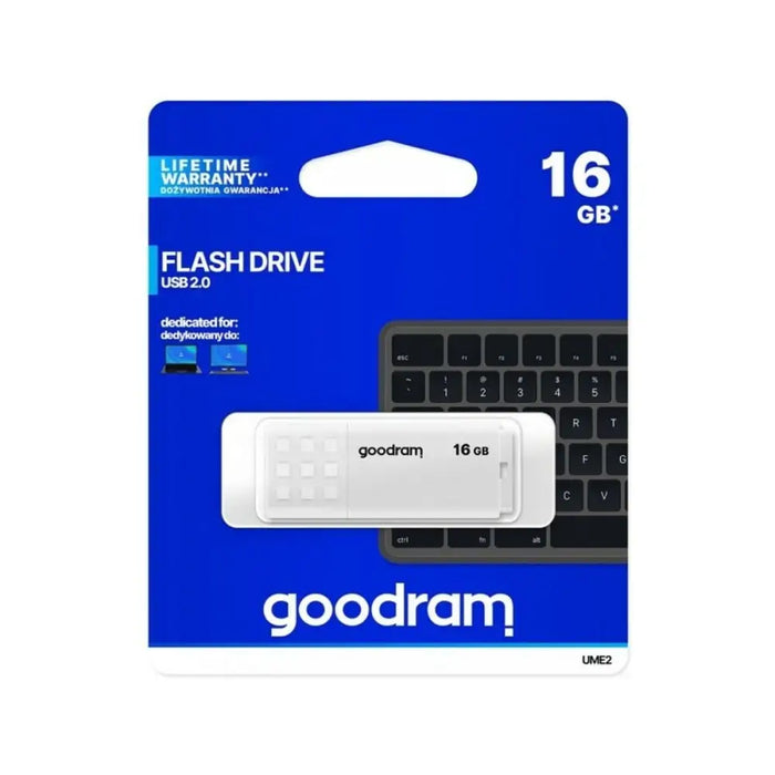 USB stick GoodRam UME2 White 16 GB 5 MB/s-20 MB/s - USB флаш устройства<<<Компютър Мрежи и компоненти<<<Компютри|