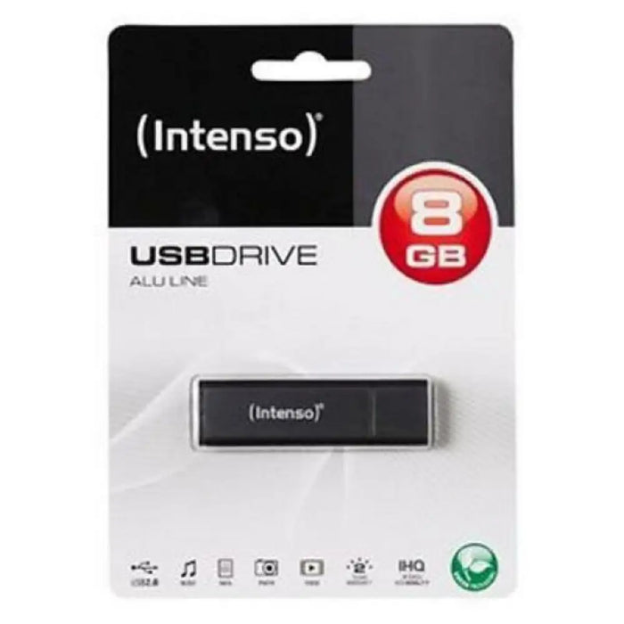 USB stick INTENSO ALU LINE 8 GB Anthracite 8 GB USB stick - Компютър Мрежи и компоненти<<<Компютри|