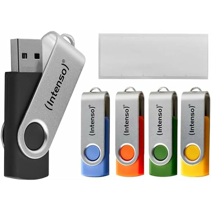 USB stick INTENSO Basic Line 16 GB 10 Units (10 Units) - Компютър Мрежи и компоненти<<<Компютри|
