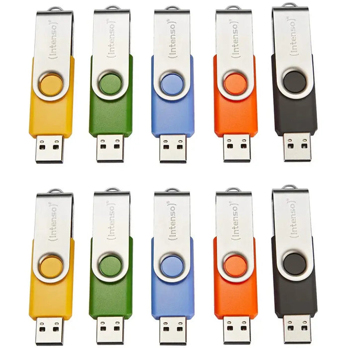 USB stick INTENSO Basic Line 16 GB 10 Units (10 Units) - Компютър Мрежи и компоненти<<<Компютри|