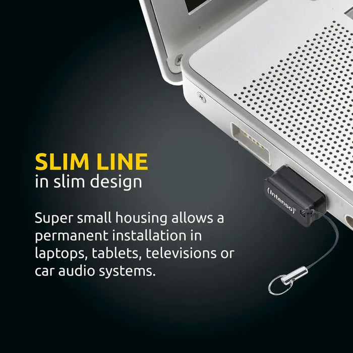 USB stick INTENSO Slim Line 32 GB Black - Компютър Мрежи и компоненти<<<Компютри| Електроника<<<BigBuy&&&USB флаш