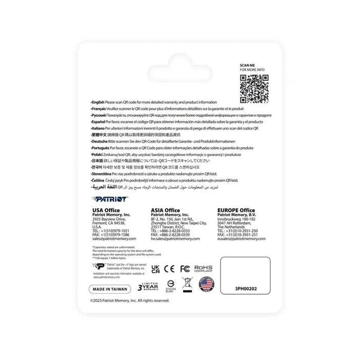 USB stick Patriot Memory PS128GT560DS5D Silver 128 GB - USB флаш устройства<<<Компютър Мрежи и компоненти<<<Компютри|
