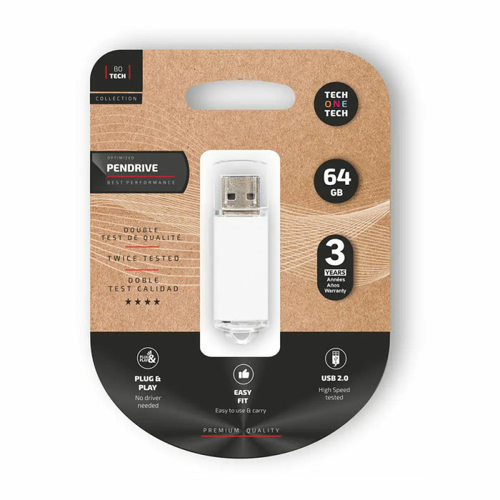 USB stick Tech One Tech - Компютър Мрежи и компоненти<<<Компютри| Електроника<<<BigBuy&&&USB флаш устройства<<<Компютър