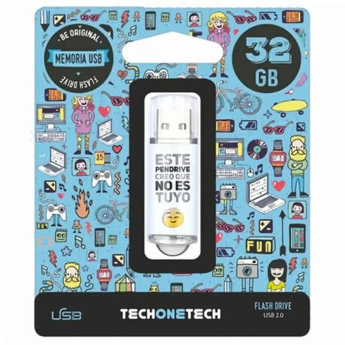 USB stick Tech One Tech TEC4007-32 32 GB - Компютър Мрежи и компоненти<<<Компютри| Електроника<<<BigBuy&&&USB флаш
