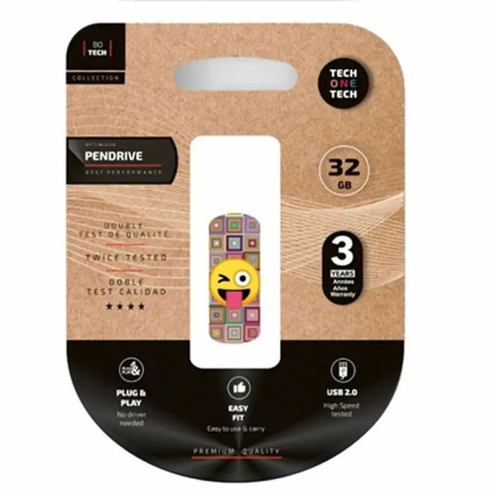 USB stick Tech One Tech TEC4402-32 Multicolour 32 GB - Компютър Мрежи и компоненти<<<Компютри|