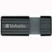 USB stick Verbatim PinStripe Black 64 GB - Компютър Мрежи и компоненти<<<Компютри| Електроника<<<BigBuy&&&USB флаш