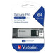 USB stick Verbatim Secure Pro Black Black/Grey 64 GB - Компютър Мрежи и компоненти<<<Компютри|