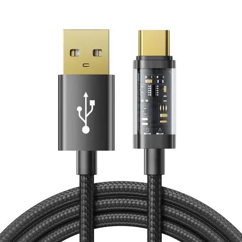 USB to USB-C cable Joyroom S-UC027A12 3A 1.2m (black) - Type-C cable<<<Accessories<<<Основна<<<DunaXML&&&USB