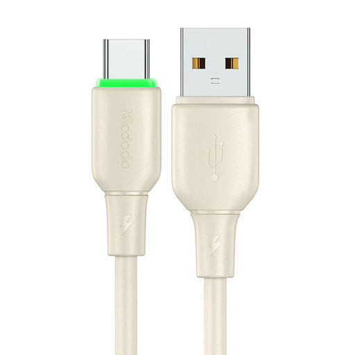 USB to USB-C Cable Mcdodo CA-4750 with LED light 1.2m (beige) - USB to USB-C<<<USB cables<<<GSM Accessories<<<InnproXML