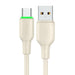 USB to USB-C Cable Mcdodo CA-4750 with LED light 1.2m (beige) - USB to USB-C<<<USB cables<<<GSM Accessories<<<InnproXML