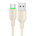 USB to USB-C Cable Mcdodo CA-4750 with LED light 1.2m (beige) - USB to USB-C<<<USB cables<<<GSM Accessories<<<InnproXML