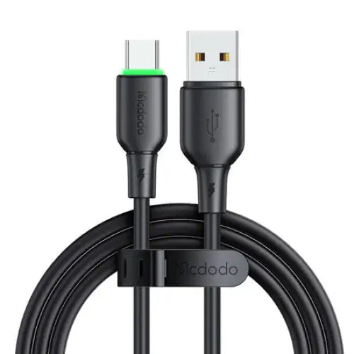 USB to USB-C Cable Mcdodo CA-4751 with LED light 1.2m (black) - USB to USB-C<<<USB cables<<<GSM Accessories<<<InnproXML