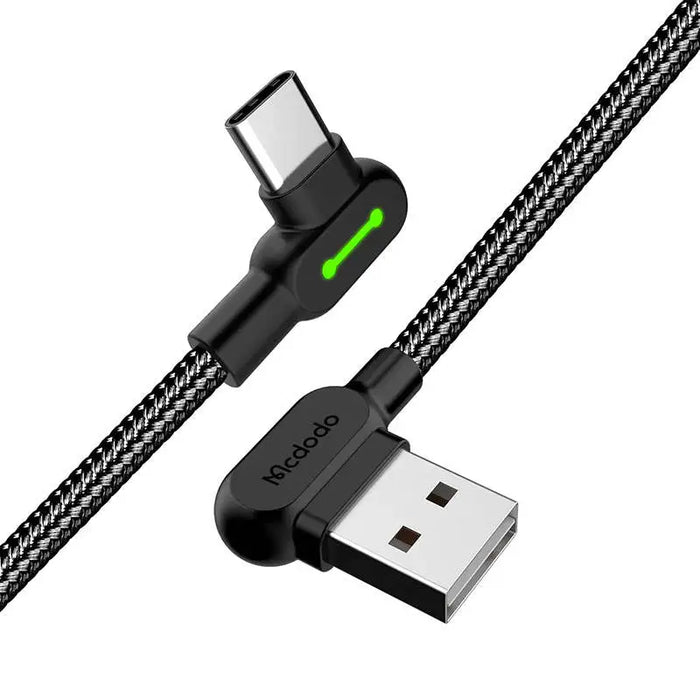 USB to USB-C cable Mcdodo CA-5280 LED 0.5m (black) - USB to USB-C<<<USB cables<<<GSM Accessories<<<InnproXML