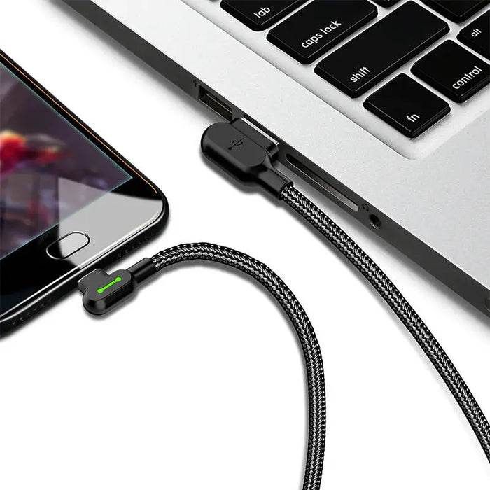 USB to USB-C cable Mcdodo CA-5280 LED 0.5m (black) - USB to USB-C<<<USB cables<<<GSM Accessories<<<InnproXML