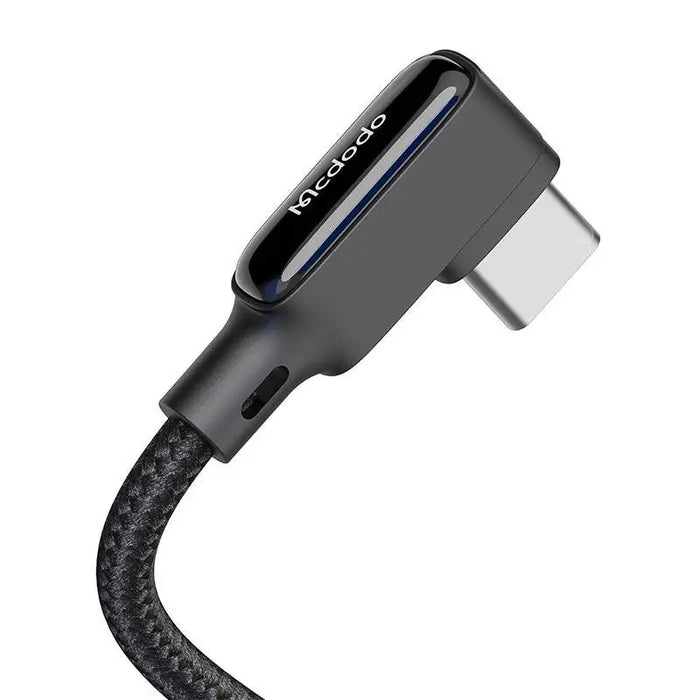 USB to USB-C cable Mcdodo CA-7310 angled 1.8m (black) - USB to USB-C<<<USB cables<<<GSM Accessories<<<InnproXML