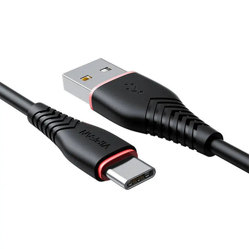 USB to USB-C cable VFAN Anti-Break X01 3A 1m (black) - USB to USB-C<<<USB cables<<<GSM Accessories<<<InnproXML
