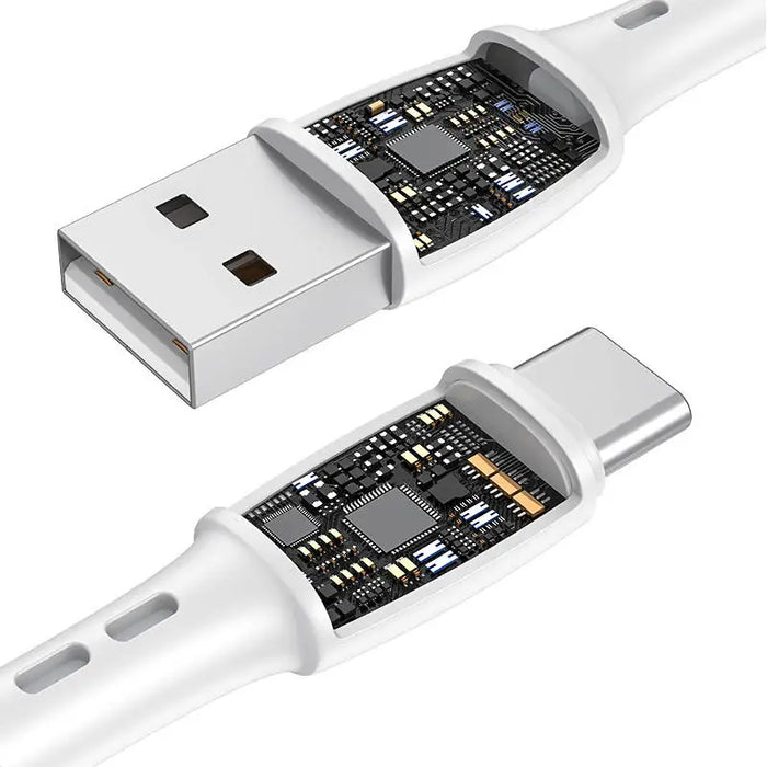 USB to USB-C cable VFAN Racing X05 3A 2m (white) - USB to USB-C<<<USB cables<<<GSM Accessories<<<InnproXML