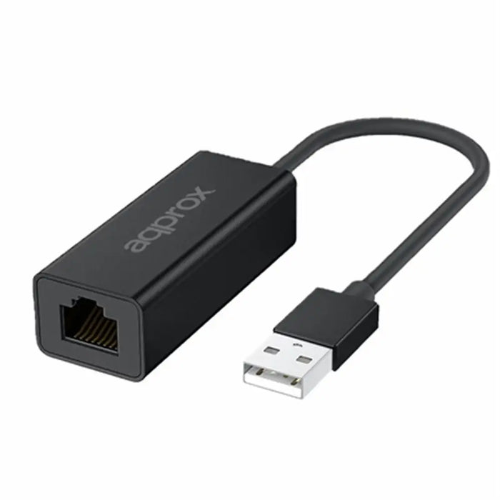 USB to Ethernet Adapter approx! APPC56 - Компютър Кабели и адаптери<<<Компютри| Електроника<<<BigBuy&&&USB