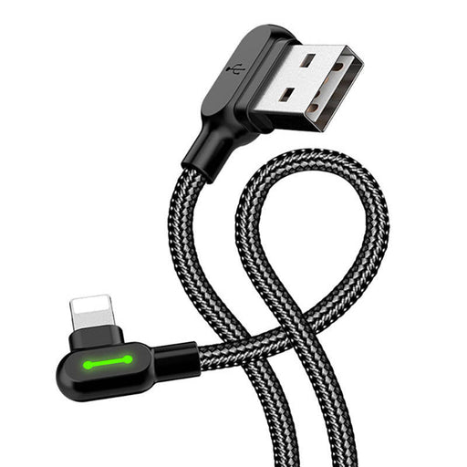 USB to Lightning cable Mcdodo CA-4673 angled 1.8m (black) - USB to Lightning<<<USB cables<<<GSM Accessories<<<InnproXML