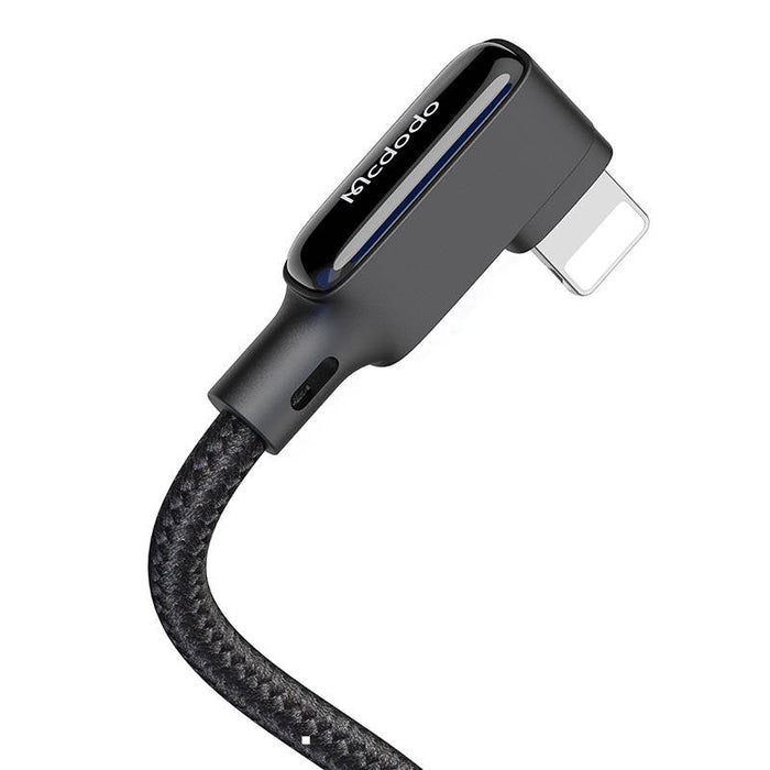 USB to Lightning cable Mcdodo CA-7300 angled 1.8m (black) - USB to Lightning<<<USB cables<<<GSM Accessories<<<InnproXML