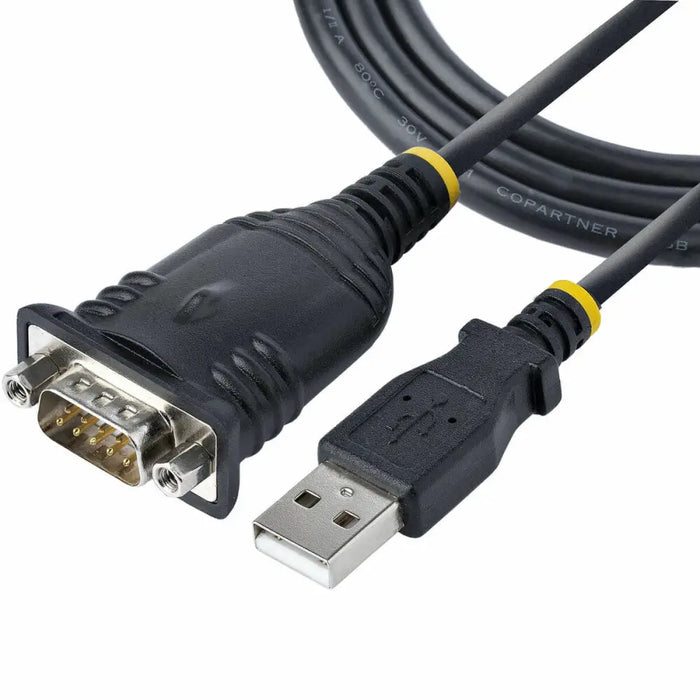 USB to Serial Port Cable Startech 1P3FP-USB-SERIAL Black - Електроника Телевизори<<<Компютри|