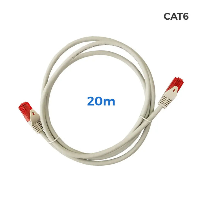 UTP Category 6 Rigid Network Cable EDM 56040 Grey - Компютър Кабели и адаптери<<<Компютри|