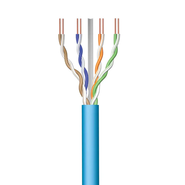 UTP Category 6 Rigid Network Cable Ewent IM1224 Blue 305 m - Компютър Кабели и адаптери<<<Компютри|
