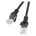 UTP Category 6 Rigid Network Cable Lanberg PCU5-20CC-0050-BK Black 50 cm - Мрежови кабели<<<Компютър Кабели и