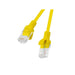 UTP Category 6 Rigid Network Cable Lanberg PCU6-20CC-0050-Y Yellow 50 cm - Мрежови кабели<<<Компютър Кабели и