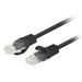 UTP Category 6 Rigid Network Cable Lanberg PCU6-20CC-0200-BK Black 2 m - Мрежови кабели<<<Компютър Кабели и