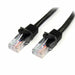 UTP Category 6 Rigid Network Cable Startech 45PAT2MBK 2 m Black - Компютър Кабели и адаптери<<<Компютри|