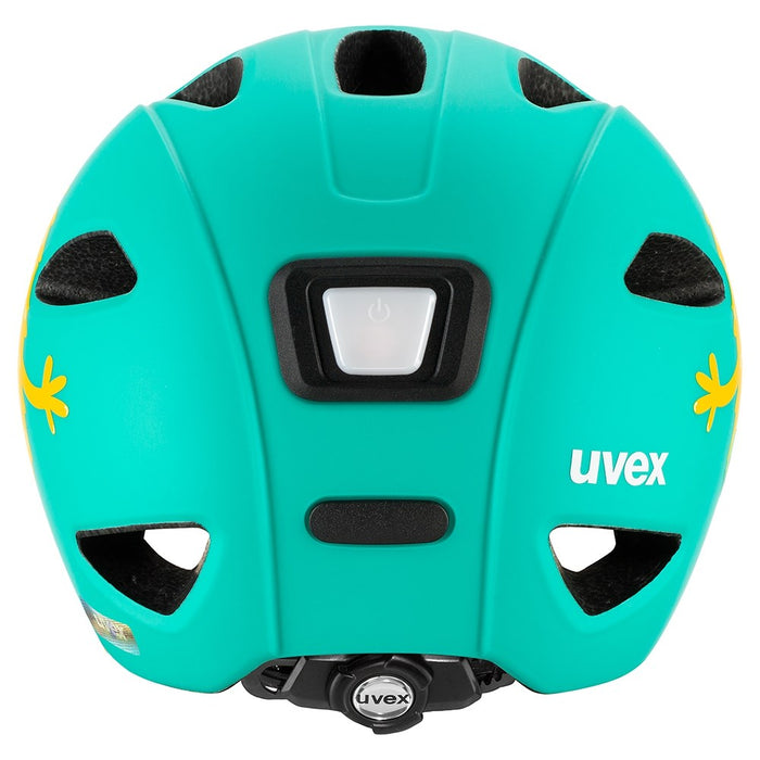 uvex oyo style monster lagoon matt children's cycling helmet, size 50–54