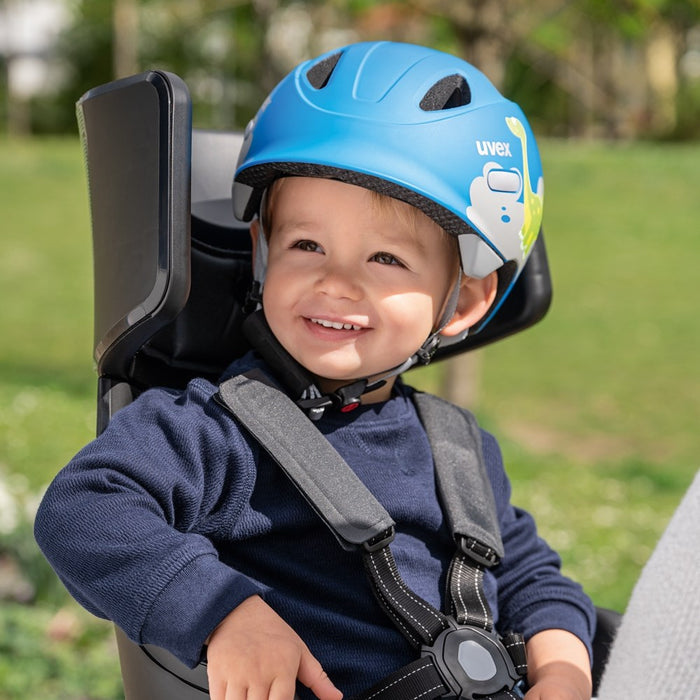 uvex oyo style monster lagoon matt children's cycling helmet, size 50–54