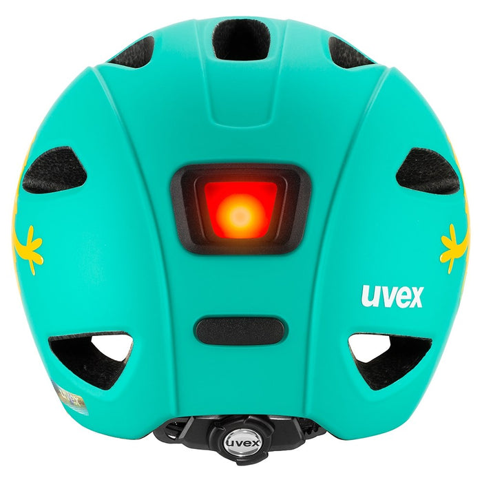 uvex oyo style monster lagoon matt children's cycling helmet, size 50–54