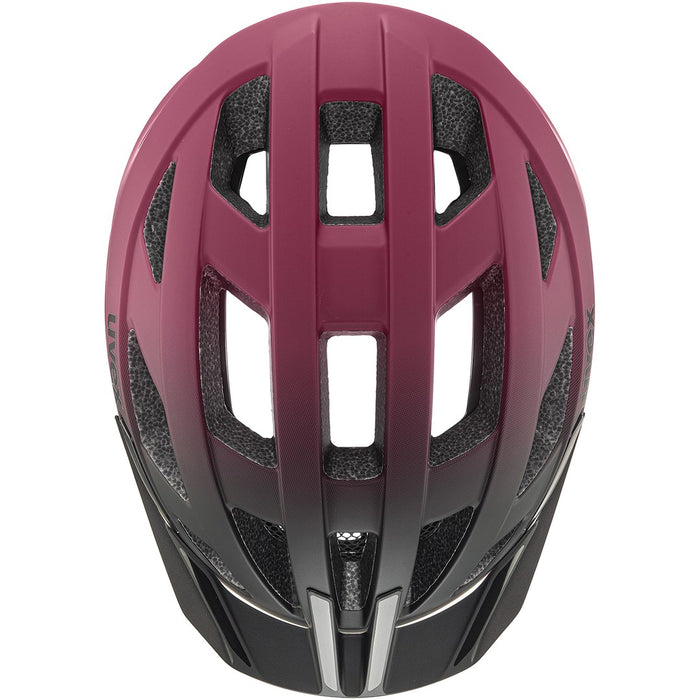 Bicycle helmet UVEX I-vo 2 MIPS 56–60 cm, cranberry/black matt