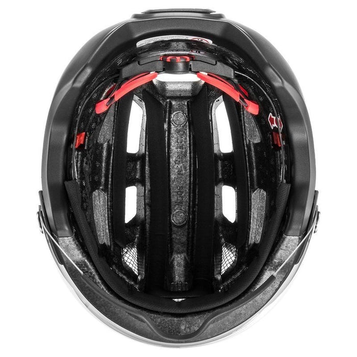 UVEX Finale visor bike helmet 56–61 cm, black matt