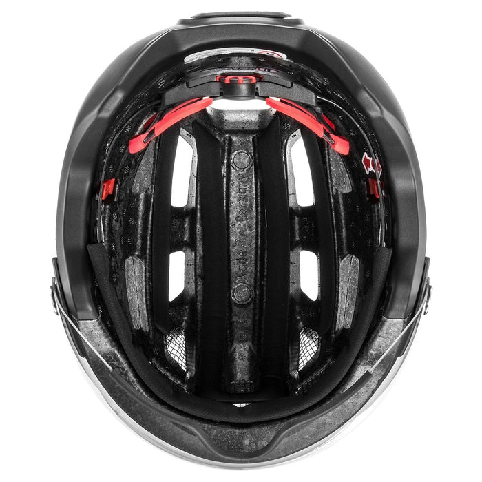 UVEX Finale visor bike helmet 56–61 cm, black matt