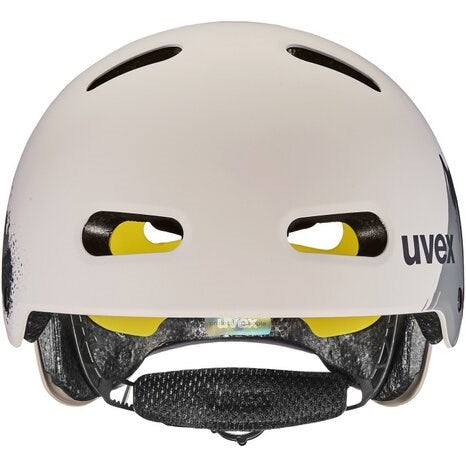UVEX Kid 4 Style MIPS kids’ cycling helmet, dirt warm grey