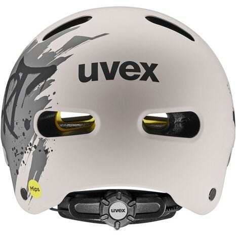 UVEX Kid 4 Style MIPS kids’ cycling helmet, dirt warm grey