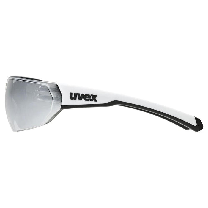 UVEX Equate cycling glasses White Matt/Mir.Silver