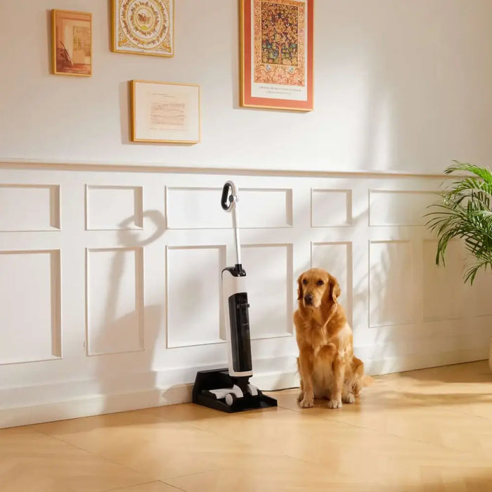 UWANT D100 17000Pa Upright Vacuum Cleaner with Mopping Function and Charging Station - White - Household