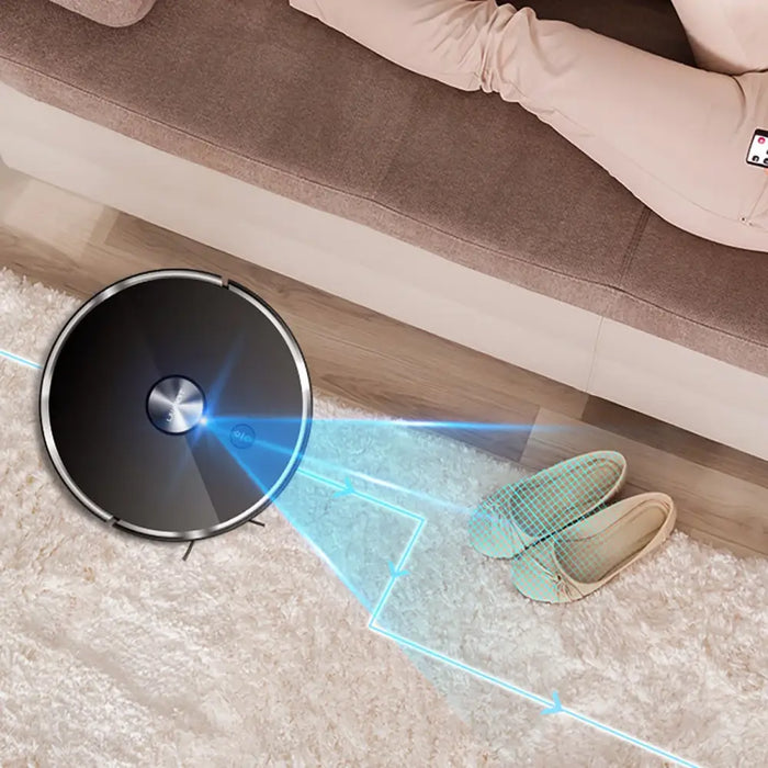 UWANT U100 Robot Vacuum Cleaner with Mop Function + Charging/Cleaning Station - Black - Household appliances<<<HurtelXML